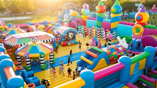San Antonio hosts massive bouncy castle and more, starting Feb. 28