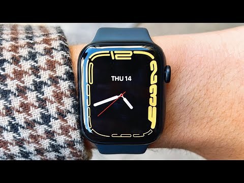 🖤 Apple Watch Series 7 UNBOXING - SETUP - FIRST IMPRESSIONS (Midnight 45mm)