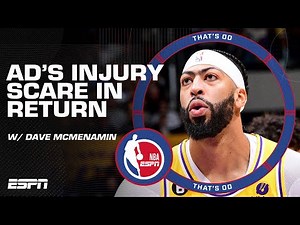 Anthony Davis 'in good spirits' after injury scare in Lakers return | That's OD