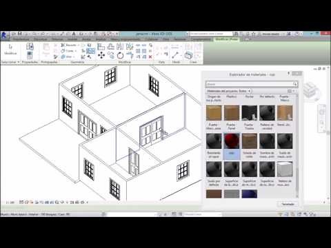 APLICAR MATERIALES EN REVIT