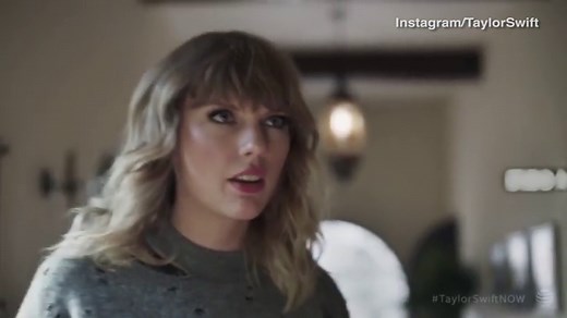 Taylor Swift has epic battle with Andy Samberg in AT&T advert