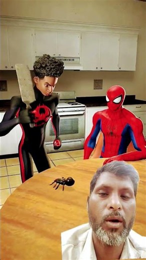 Enough - we are spiders too! 🕷 Spider-Man and Miles Morales 3d #animation #spiderverse #shorts