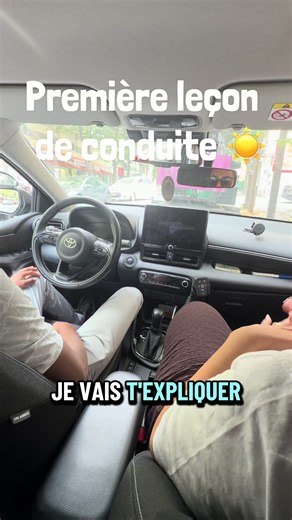 Voici comment se passe une première leçon de conduite😊☀️✅ #permis #autoecole