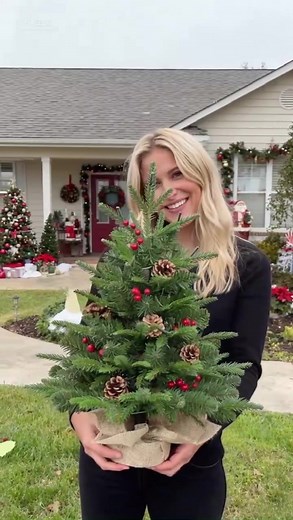 🎄I found the most realistic Artificial Christmas Trees.😍They’re so full, vibrant, and totally look real✨ Perfect winter and front porch decor! | Attiksoi