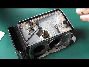Rolleiflex repair, servicing a Rolleiflex Automat TLR. Part 07