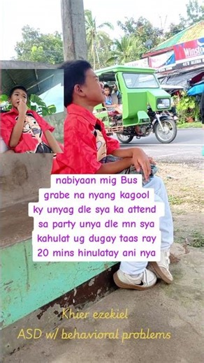 naiwanan kami ng bus papunta sa party pro nakarating din #autismjourney #fyp #highlight #highlights