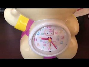 talking hello kitty alarm clock