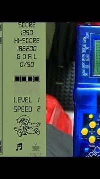 Brick game gameplay 9999 in 1 | Old 90's game | Tank classic level 9 | Retro Classic Brick