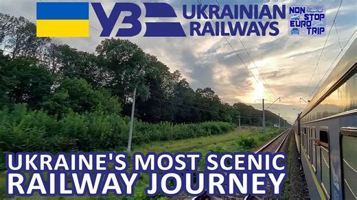Ukraine's most scenic railway journey: The Carpathian Mountains in a private sleeper compartment