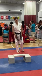 Heel Stomp Power Concrete Breaking Breaking Attempt #karate #martialarts #taekwondo #iskl | Point Fighter Live