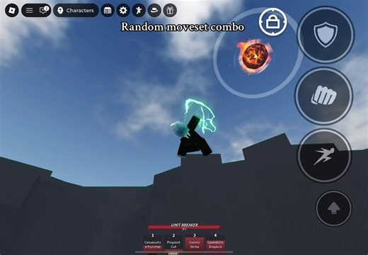 Random Moveset Combo in Roblox Battlegrounds