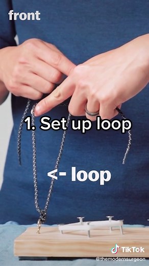 One-Handed Surgical Knot: Forehand Edition