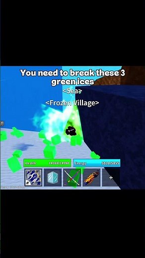 Frozen village yeti boss awakening tutorial #bloxfruits #roblox #tutorial #newupdate