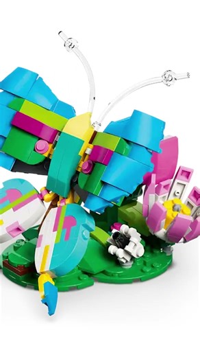 LEGO Wild Animals: Colorful Hummingbird 🐦🌈 #shorts