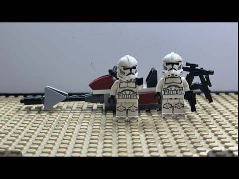 Lego Star Wars Stop Motion – Mech Attack Scene