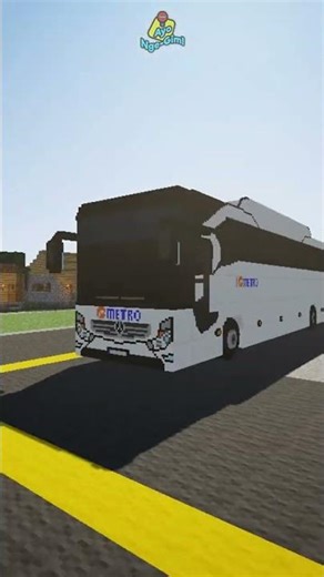 Minecraft Realistic Vehicle Build Ep.02 - New Travego SHD 16 Metro Tourism. #shorts #minecraft