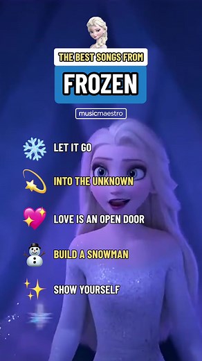 Top Frozen Songs You Need to Hear