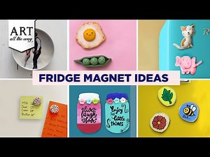 Fridge Magnet Ideas | DIY Fridge Magnets | ‪@VENTUNOART‬