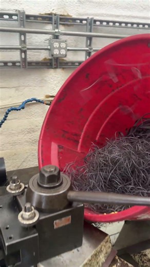 Self sweeping engine lathe… #machinist