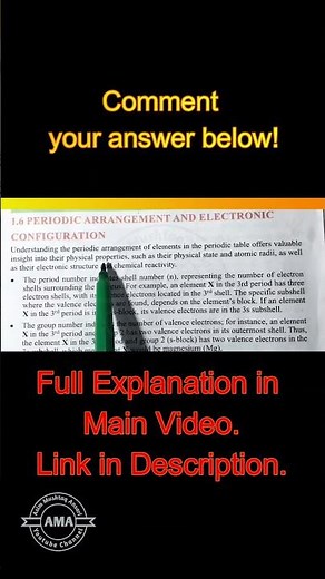 Periodic Arrangement & Electronic Configuration | 11 Chemistry | 11th Chemistry New Book|short