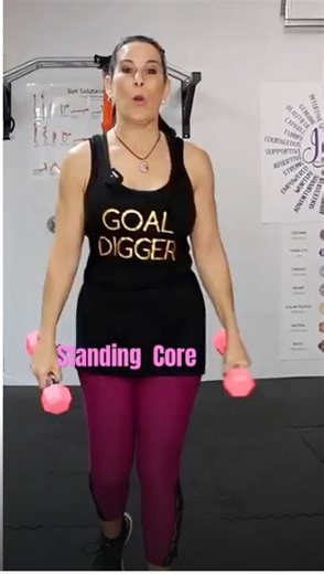 1.1K views · 19 reactions | Your core isn’t just built on the mat. It’s built in every move you make. Your core is more than just abs—it’s your power center. Train it standing to build strength, balance, and stability for every everyday life. Push yourself a little today, your future self will thank you. #CoreStrength #StandingAbs #FitnessMotivation #WorkoutShorts #FunctionalTraining #StrongCore | Laura London Fitness | Facebook