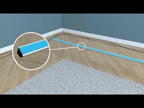 D-Line 0.87x0.87in Quarter Round Cable Raceway How-to-Installation Video - (USA)