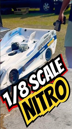 This nitro RC is absolutely out of control #rccars #racing #speed
