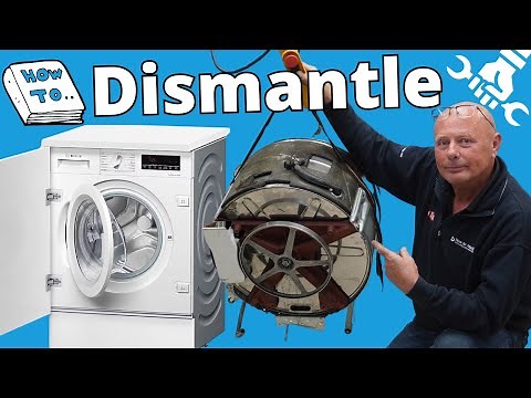 Dismantling Built In Integrated Bosch Washing Machine | Neff, Siemens & Bosch Washing Machines
