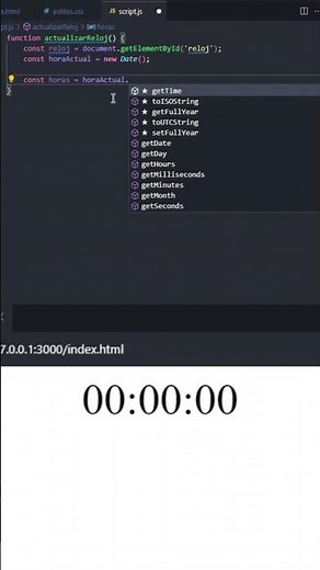 Crea un Reloj Digital Interactivo con JavaScript #relojdigital #javascript #webdevelopment #sleedw