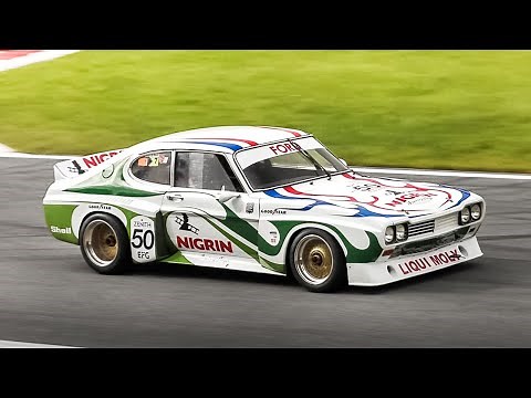 1974 Ford Capri RS 3100 Group 2 Car: Warm Up & Cosworth GAA V6 Sound in action!