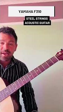 Yamaha F310 Steel Strings Acoustic Guitar | Guitar Lesson For New Beginners