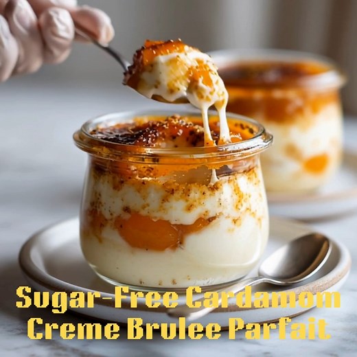 🔥 Sugar-Free Cardamom Crème Brûlée Parfait with Candied Pumpkin Creamy spiced custard layered with soft, caramelized pumpkin bites. 📝 Ingredients Cardamom Custard 1 cup heavy cream ½ cup unsweetened almond milk 3 egg yolks ⅓ cup allulose 1 tsp vanilla ½ tsp ground cardamom Pinch of salt Candied Pumpkin 1 cup diced pumpkin 2 tbsp butter 3 tbsp allulose ½ tsp cinnamon Pinch of salt Faux Brûlée Topping 2 tbsp powdered monk fruit ½ tbsp allulose 👩‍🍳 Steps to Create Preheat oven to 325°F. Heat cr