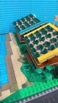 How to make a LEGO beach, water to sand transition.