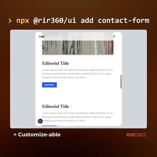 Instant Contact Form for Next.js with Tailwind CSS