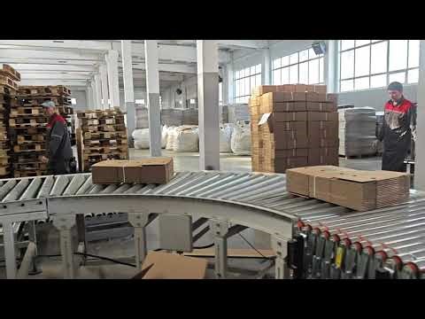 Productivity Unleashed:0920 3SDF With Robot Palletizer Full line working