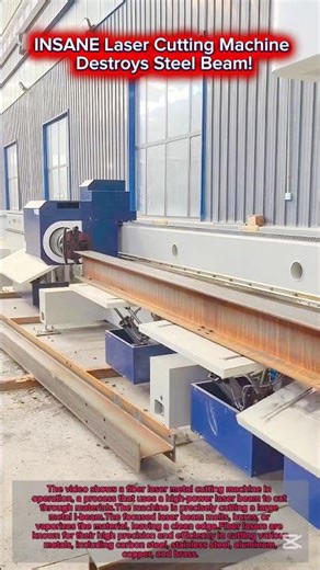 INSANE Laser Cutting Machine Destroys Steel Beam!
