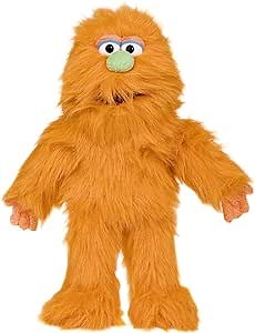 14" Orange Monster, Hand Puppet