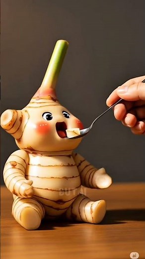 🌿😂 Did This Ginger Just Spice Up the Fun?! | Funny ASMR for Kids #shorts #asmr