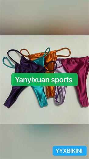 Custom LOGO New Design Bikini Sexy Micro Mini 3 Piece Women's Swimwear Mesh Swimsuit Sexy Bikinis & Beachwear