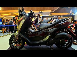 New 2025 Yamaha NMAX "TURBO" TECH MAX Ultimate in Magma Black - Best Urban MAXi Scooter!