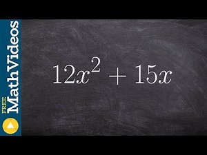 Factoring out a GCF from a polynomial using reverse distributive property