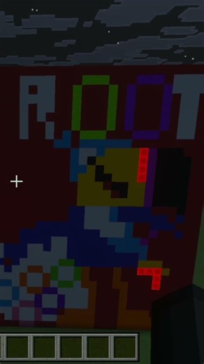 Giant Froot Loops Build🌈 part 2 #minecraft #frootloops #playstation