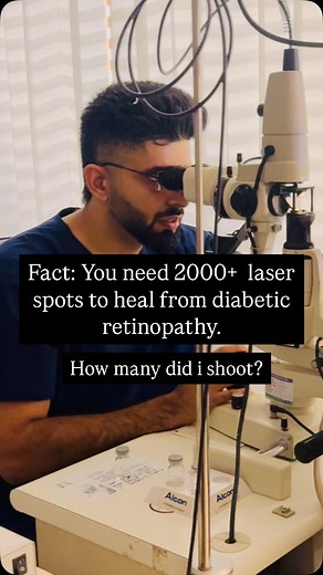 13K views · 10 comments | Pan retinal photocoagulation is done to treat proliferative stage of diabetic retinopathy. It involves burning the ischemic retina to decrease the VEGF production in the eye. . . #eyedoctor #yourretinadoctor #retinaspecialist #eyehealth #eyehealthtips #eyedoc #mythbusters #patientcare #myth | Dr.Ashish Markan | Facebook