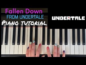 Fallen Down from Undertale - Easy Piano Tutorial