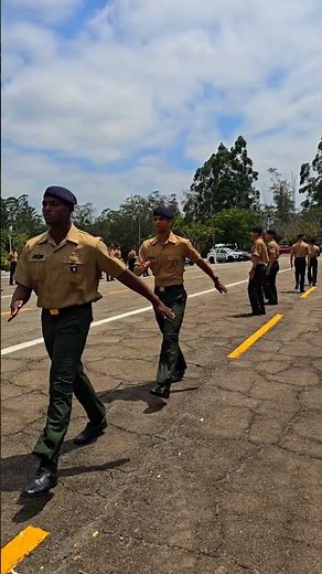 Future sergeants of the Brazilian Army.