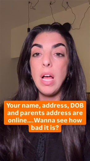Caitlin Sarian | Cybersecurity Girl | Online Security | AI on Instagram: "Day 25: 31 Days to a Safer You Your name, address, DOB and parents address are online….Wanna see how bad it is? Follow @cybersecuritygirl for more tips “Send me the tool” 👇🏼"
