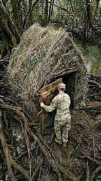 Building a Secret Underground Bunker from Scratch (Satisfying ASMR) 🌲🪖