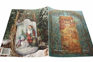 Folk Art Tole Painting Book, Instructions & Project Patterns Animals, People, Birds, Noahs Ark Animals, More, Angel Twigs, Helan Barrick - Etsy