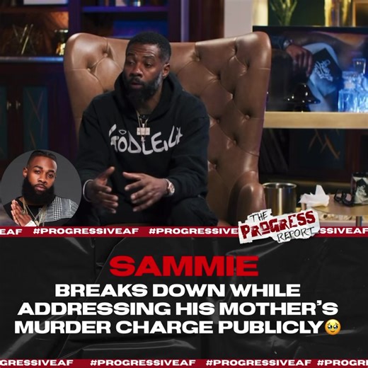 #Sammie gets emotional as he breaks his silence about his mother facing a murder charge during and interview with Cam Newton 💔🙏🏾 #TPRMediaGroup #TheProgressReport