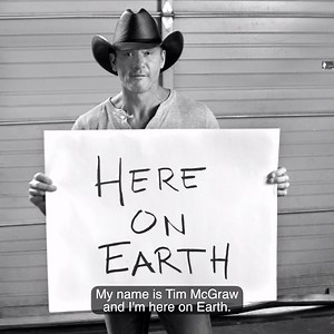 The album is finished (told ya it was coming) and we’re releasing a new song from it tonight. Title track. And a new video tomorrow. This one’s for all of us, together… #HEREONEARTH | Tim McGraw